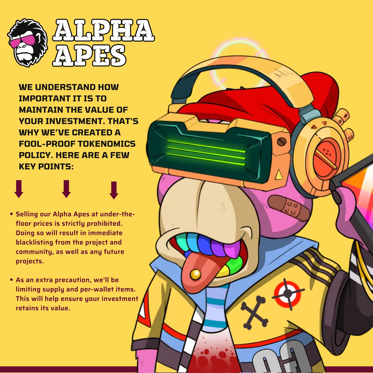 alpha_apes_nft's tweet photo. #roadmap #ETH #ethnft #alphaapes #NFTProjects #NFTcollectibles #NFTProjects #NFTs #utilitiesforthewins #UtilityNFT #NFTartwork #MintingSoon https://t.co/GrNeqh8xMV