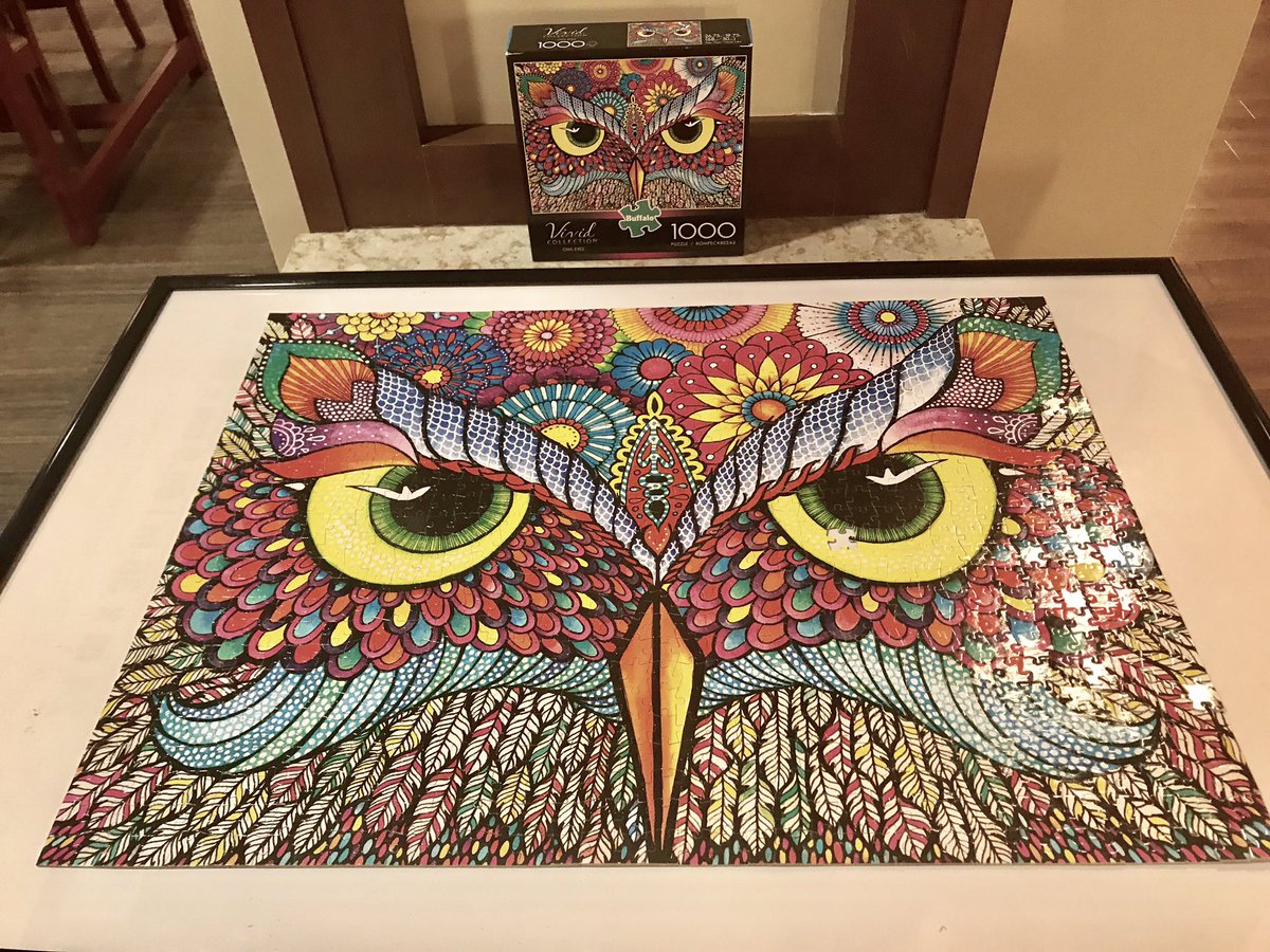 PaceWoodruffLib's tweet photo. This one was hard and took a long time, but they did it!  Isn’t it beautiful?? https://t.co/iTdWvK6paj