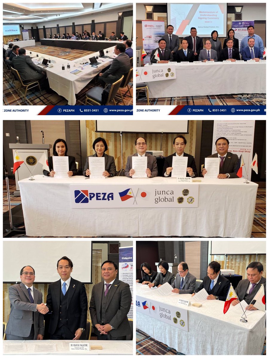 【Notice】Partnership with PEZA, a Philippine government agency

We are pleased to announce that junca Holdings has formed a partnership with PEZA (Philippines Economic Zone Authority), a Philippine government agency.

m.facebook.com/story.php?stor…