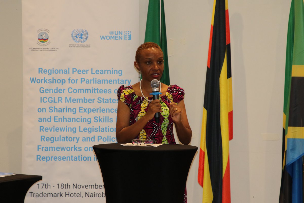 un_greatlakes's tweet photo. A workshop for Parliamentary Gender Committees of the International Conference on the Great Lakes Region (@icglr1) member States in reviewing legislation, regulatory &amp; policy frameworks on women representation in electoral bodies is taking place in Nairobi on 17–18 November, 2022 https://t.co/32LLzqCROl