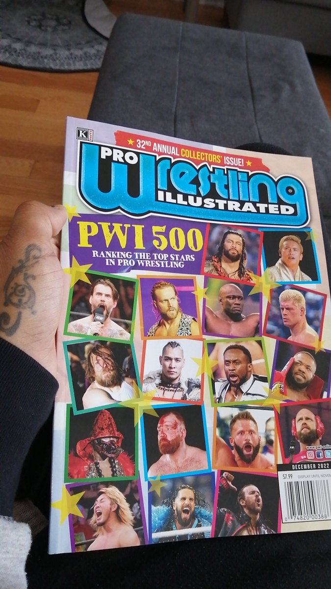 Time for a great read <a href="/OfficialPWI/">PWI (Pro Wrestling Illustrated)</a> #PWI500