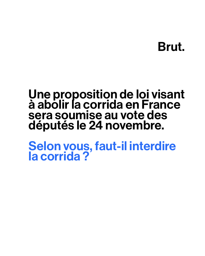Selon vous, faut-il interdire la corrida ?