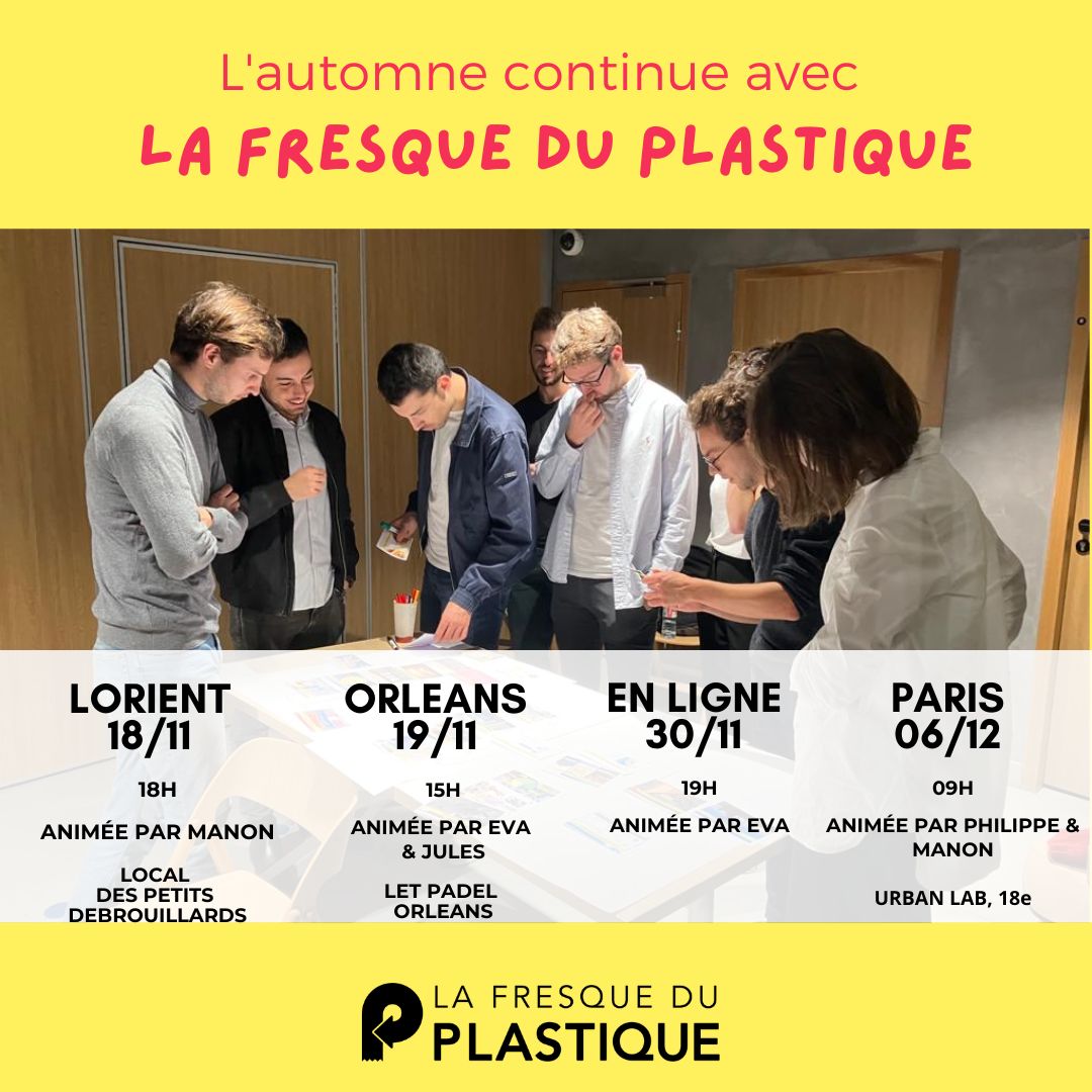 Bonjour Bonjour ! 😬

🥳 Comme à notre habitude, voici les prochaines dates de fresques prévues ! 

Pour vous y inscrire (obligatoire), toujours au même endroit 👉 eventbrite.fr/.../franc.../f…

😎 N'hésitez pas à nous faire des retours !

A très vite !