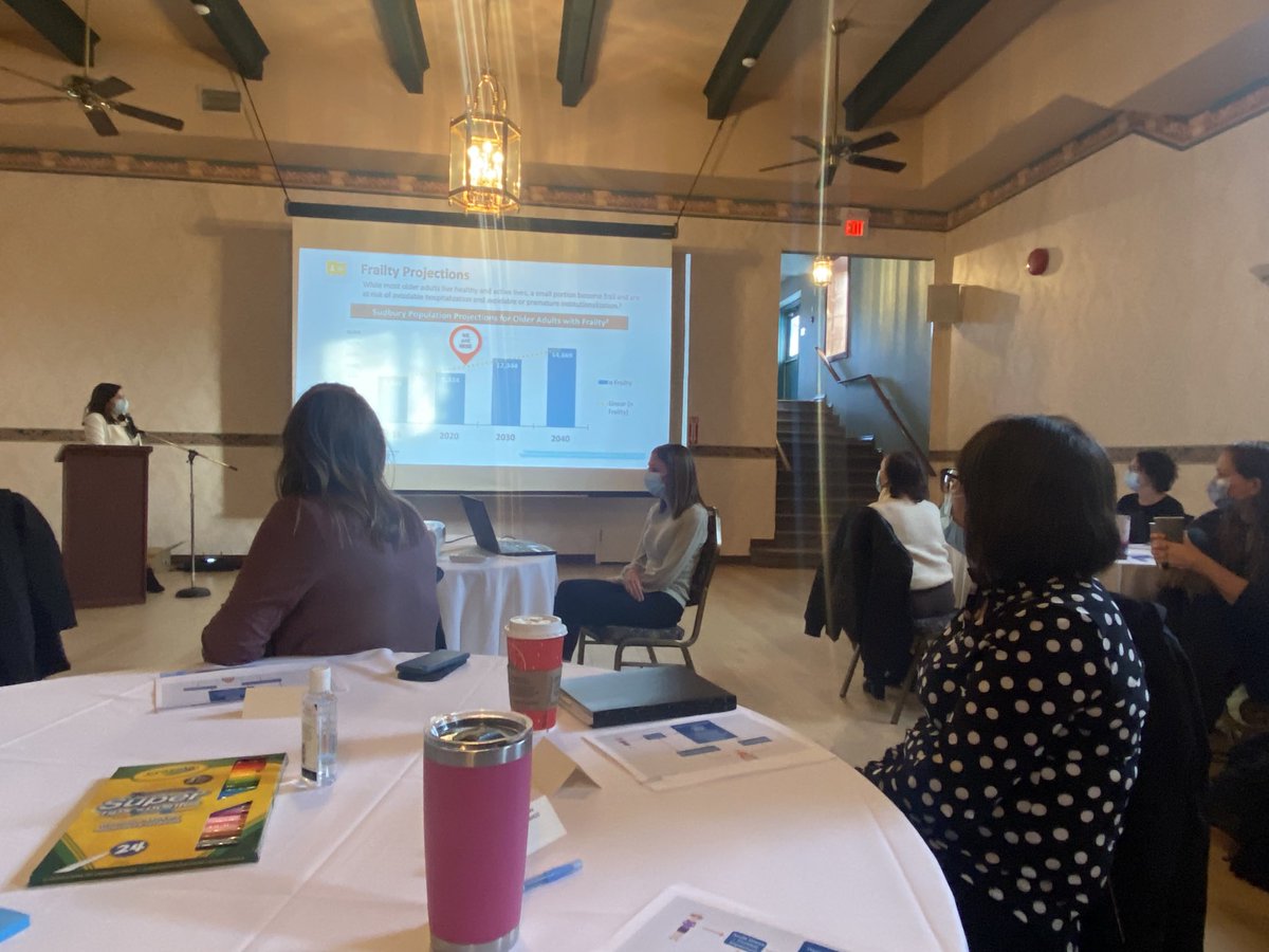 So proud to be at ALC improvement event, with front line clinicians, managers and directors committed to excellence in seniors care across our community ⁦<a href="/HSN_Sudbury/">Health Sciences North / Horizon Santé-Nord</a>⁩ ⁦<a href="/NE_SGC/">NESGC</a>⁩