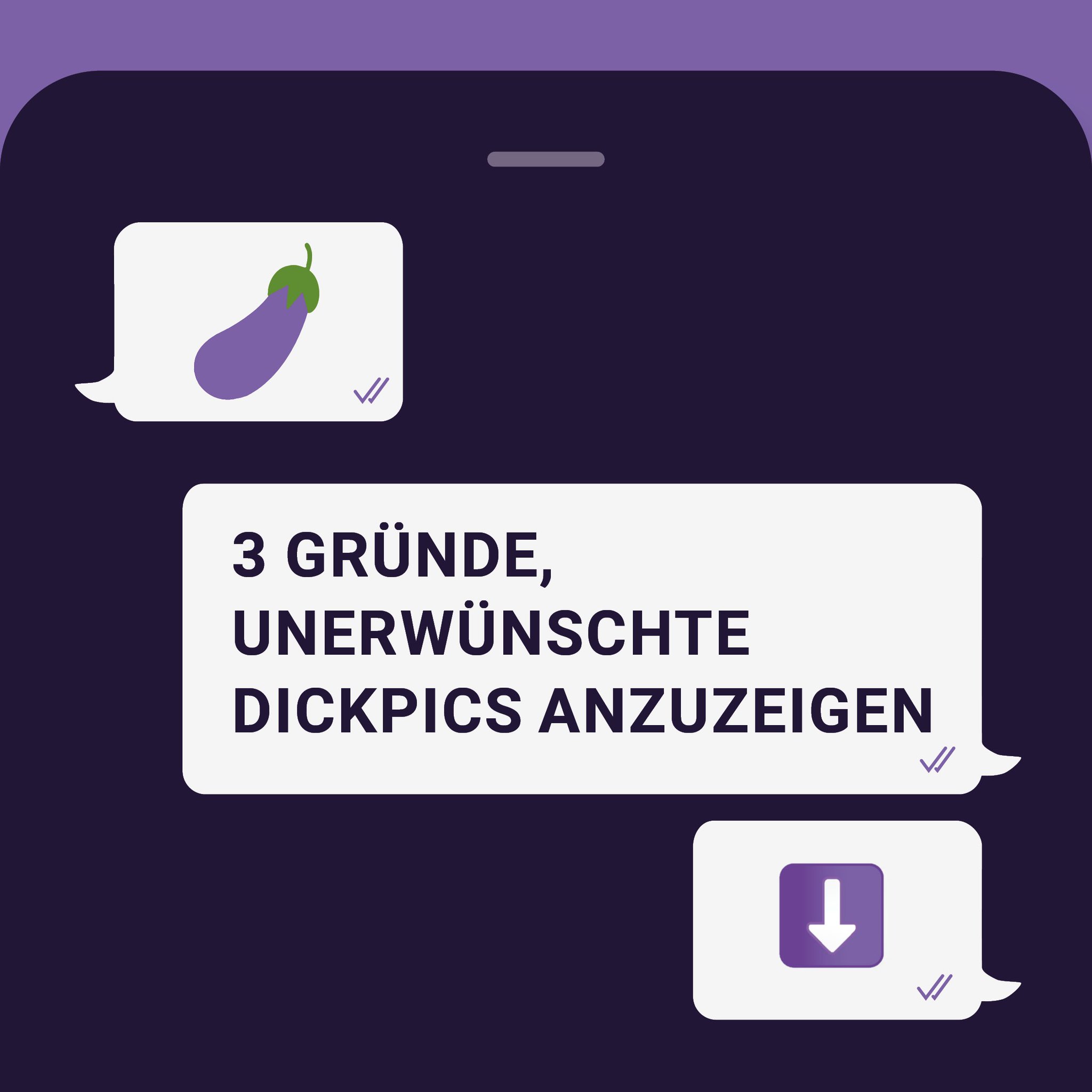 dickstinction on Twitter: “Dickpics anzeigen! Aber warum eigentlich? ⬇