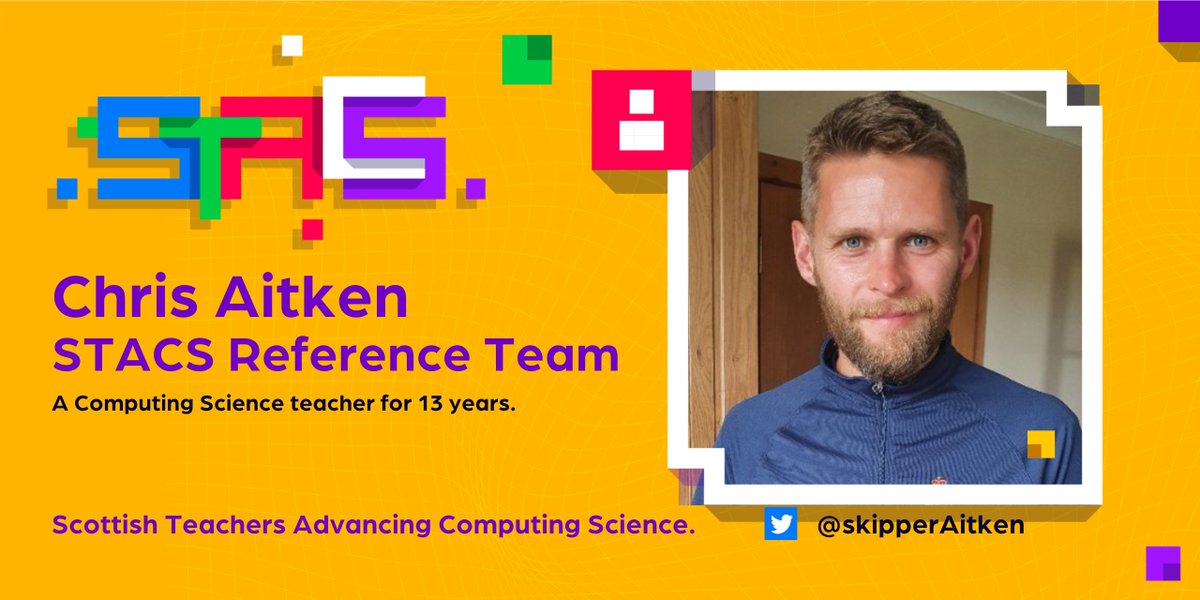 Scottish Teachers Advancing Computing Science (@stacshq) on Twitter photo Meet the ever brilliant Chris Aitken <a href="/skipperAitken/">Chris Aitken MM0WIC</a> from Wick High School <a href="/WickHigh/">Wick High School</a> CS teacher for 13 years & previous Teacher of the Year winner.
Chris is so inspiring & highly creative. We are thrilled to have him as part of our team.
Sign up stacs.scot Meet the ever brilliant Chris Aitken <a href="/skipperAitken/">Chris Aitken MM0WIC</a> from Wick High School <a href="/WickHigh/">Wick High School</a> CS teacher for 13 years & previous Teacher of the Year winner.
Chris is so inspiring & highly creative. We are thrilled to have him as part of our team.
Sign up stacs.scot