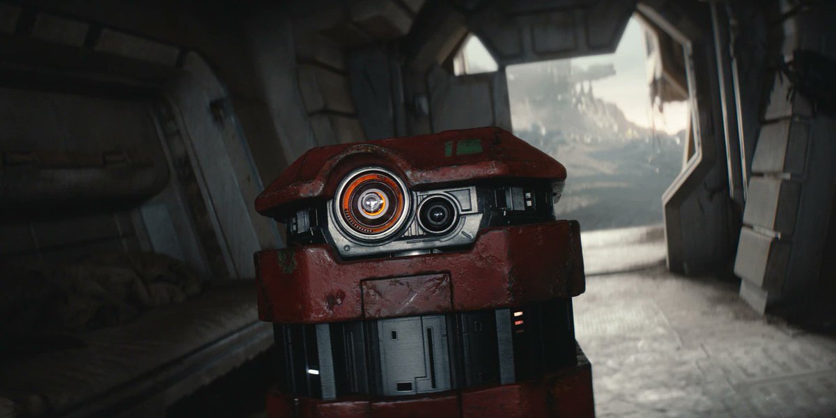 libkall1's tweet image. El duelo de un droide ❤️‍🩹#Andor