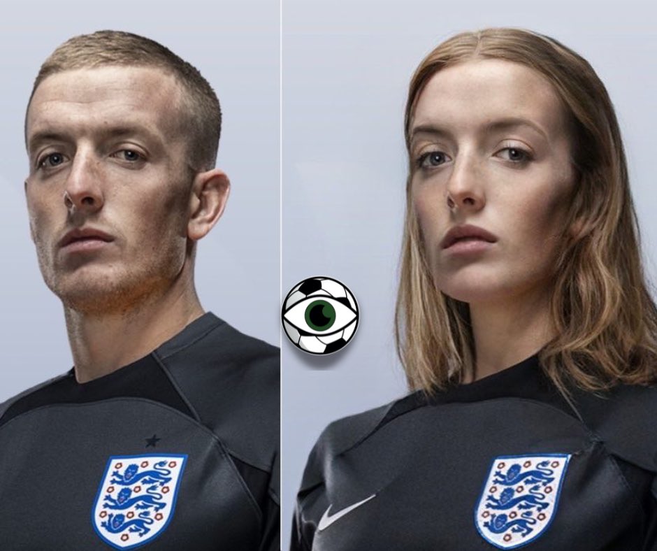 _footballeye's tweet photo. Every player in the England World Cup 2022 squad as a woman https://t.co/GrxKqa1cPJ