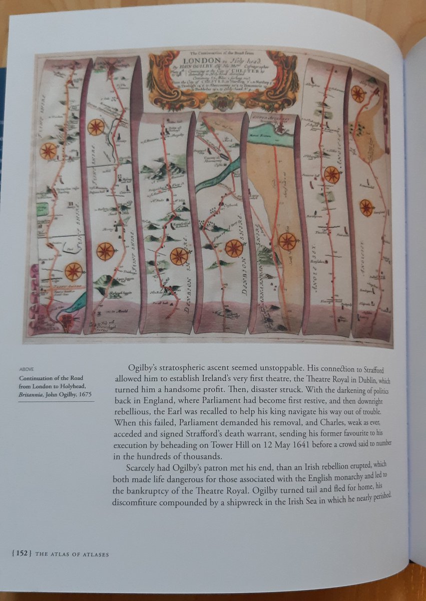 AngleseyHist's tweet photo. A nice addition to the library of this #MapAddict arrived today - "The Atlas of Atlases" by Philip Parker. It uses my Ogilby strip map of Anglesey as one of many excellent illustrations. Looking forward to wandering through the world and history with it! https://t.co/eAZevmj3YZ https://t.co/ApB9tJDZXO