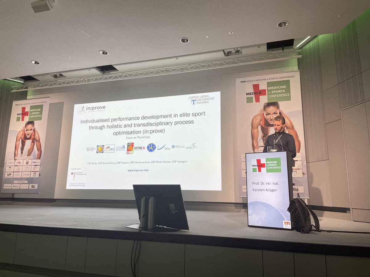 ⁦<a href="/inprove_info/">in:prove - Leistungsreserve Individualisierung</a>⁩ data presentation by Prof Karsten Krüger at the Medica in Düsseldorf!