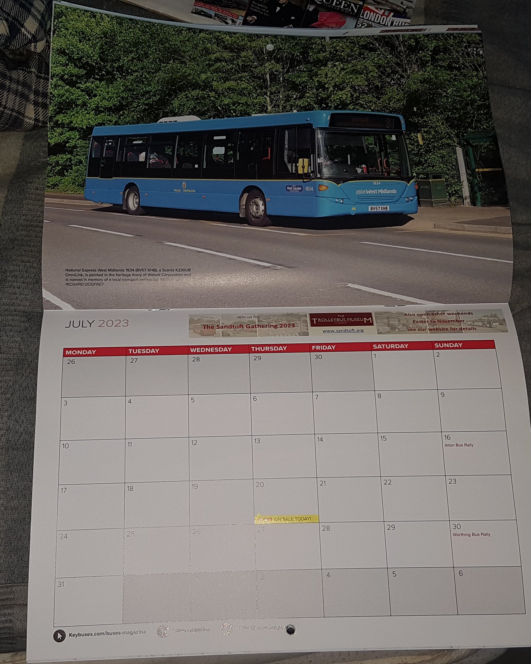 The Bus Enthusiast on Twitter "My 2023 Buses Calendar that I got free