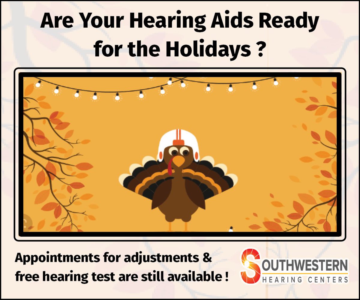 HearMidwest's tweet photo. Call today and get in before your holiday gatherings begin! https://t.co/m7qzSMYoih