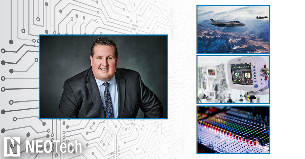 NEOSolves's tweet image. Electronics Manufacturing Services Insider -
Curt Anderson, VP Sales & Marketing provides insight on NEOTech's value-add formula to provide industry-leading quality and service to Mil/Aero, Medical device, and Industrial market segments. Read here: bit.ly/3A3RJ67.