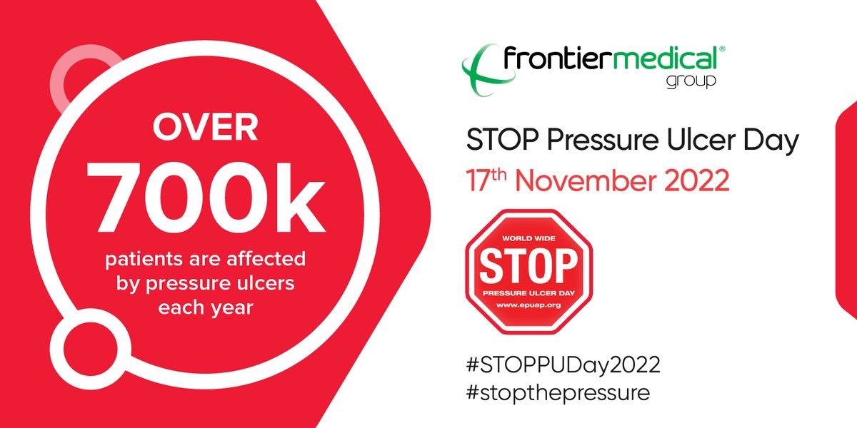 Over 700,000 patients are affected by pressure ulcers each year. Get involved this STOP Pressure Ulcer Day by helping to raise awareness of #PressureUlcerPrevention and reduce its impact. Learn more epuap.org/stop-pressure-… #STOPPUDay2022 #stopthepressure2022