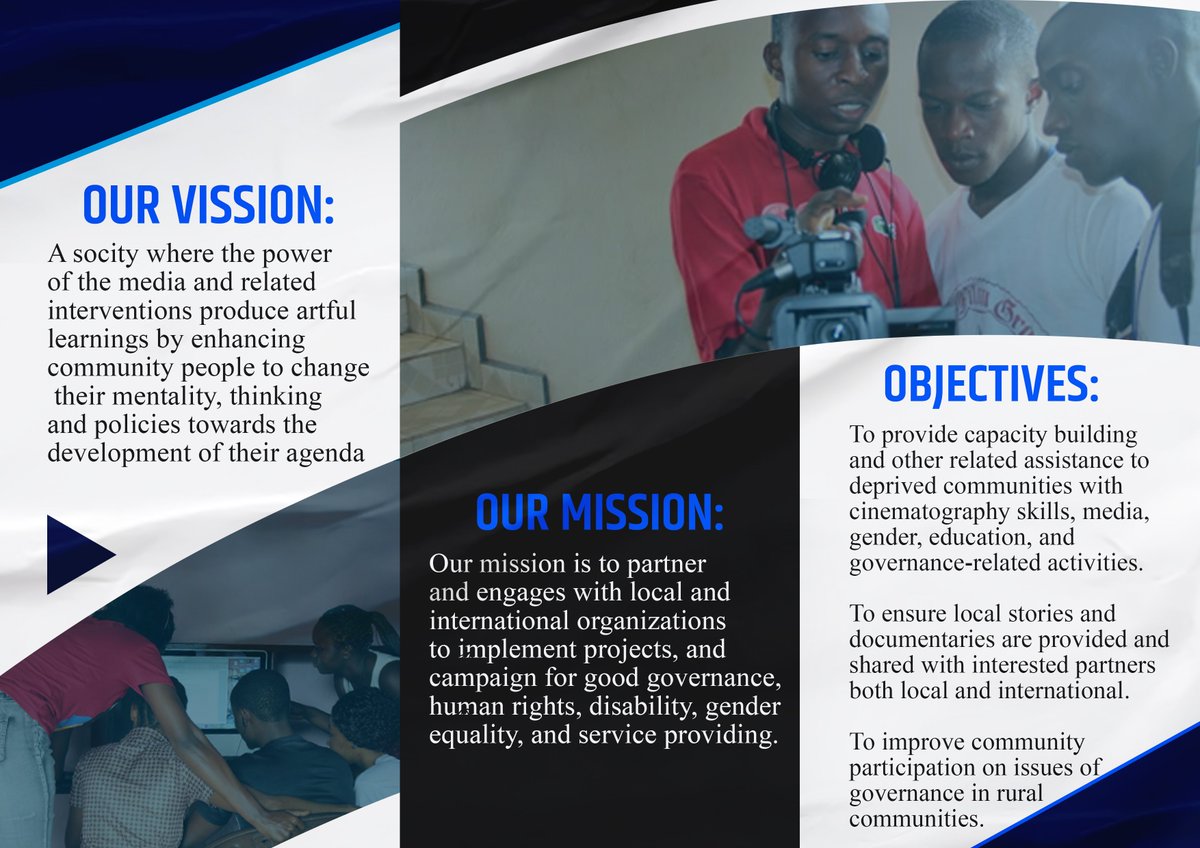 FutureViewMedi2's tweet photo. we believe in building strong communities. Therefore, our goal is to foster the growth of media talent and youth development in Sierra Leone. https://t.co/d7UnnI9VMs