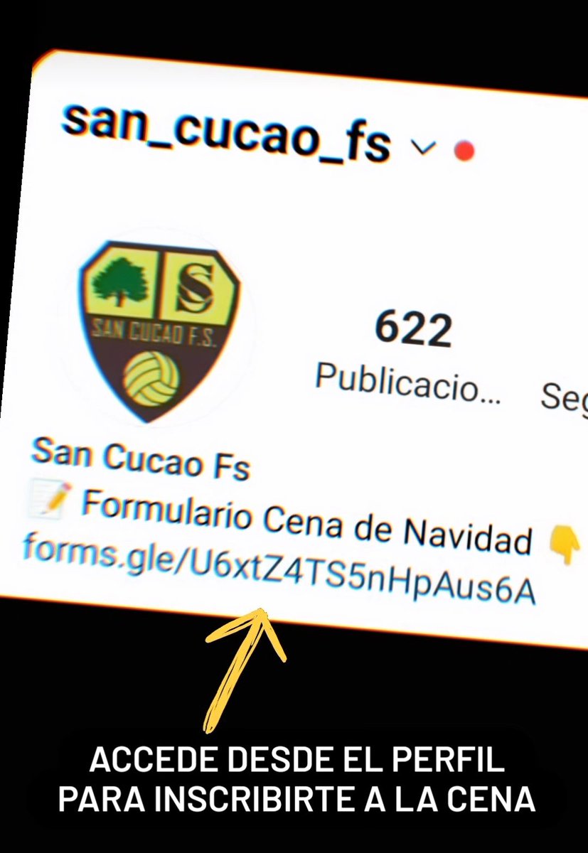 Te gustaría acudir a la cena de Navidad🎄 del club #sancucao fs el 10/12/2022? Inscríbete en la url forms.gle/U6xtZ4TS5nHpAu…

⚠️ Límite de inscripción 3/12/2022

#llanera #peñamea