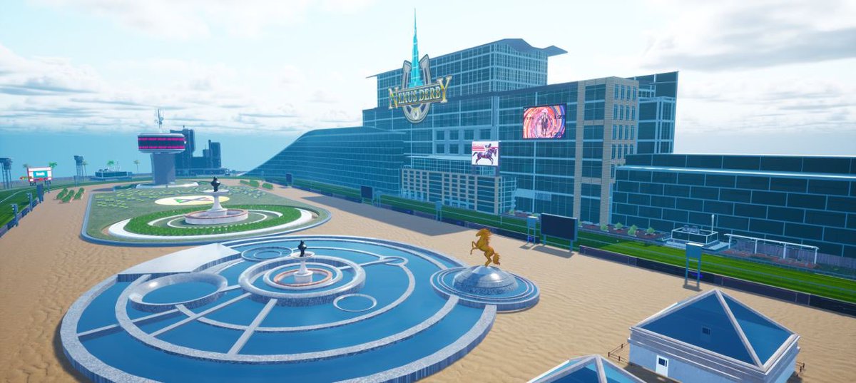 This is a racetrack on a metaverse where numerous horse races are designed to reach the top. #Crypto #CryptoCurrency #Token #BSC #BinanceSmartChain #NXDPROJECT #NXDT #NexusDerby #BCG #Game #iOS #Android