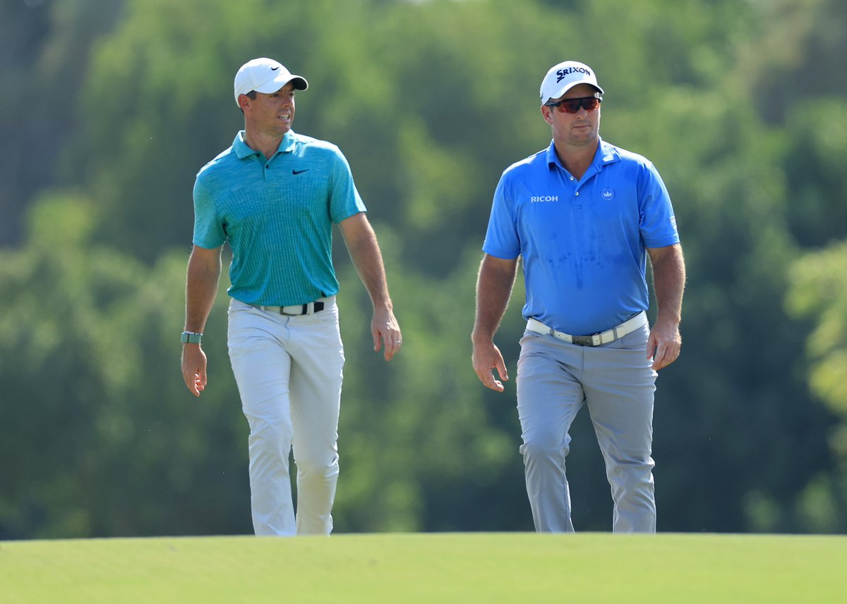 A bit scratchy out there today but enjoyed playing with <a href="/McIlroyRory/">Rory McIlroy</a> for the first time. A real gentleman and a heck of a golfer. 3 more days for me to find some form but was a fun way to start the week <a href="/dpwtc/">DP World Tour Championship</a> #foxtracker #dpwtc