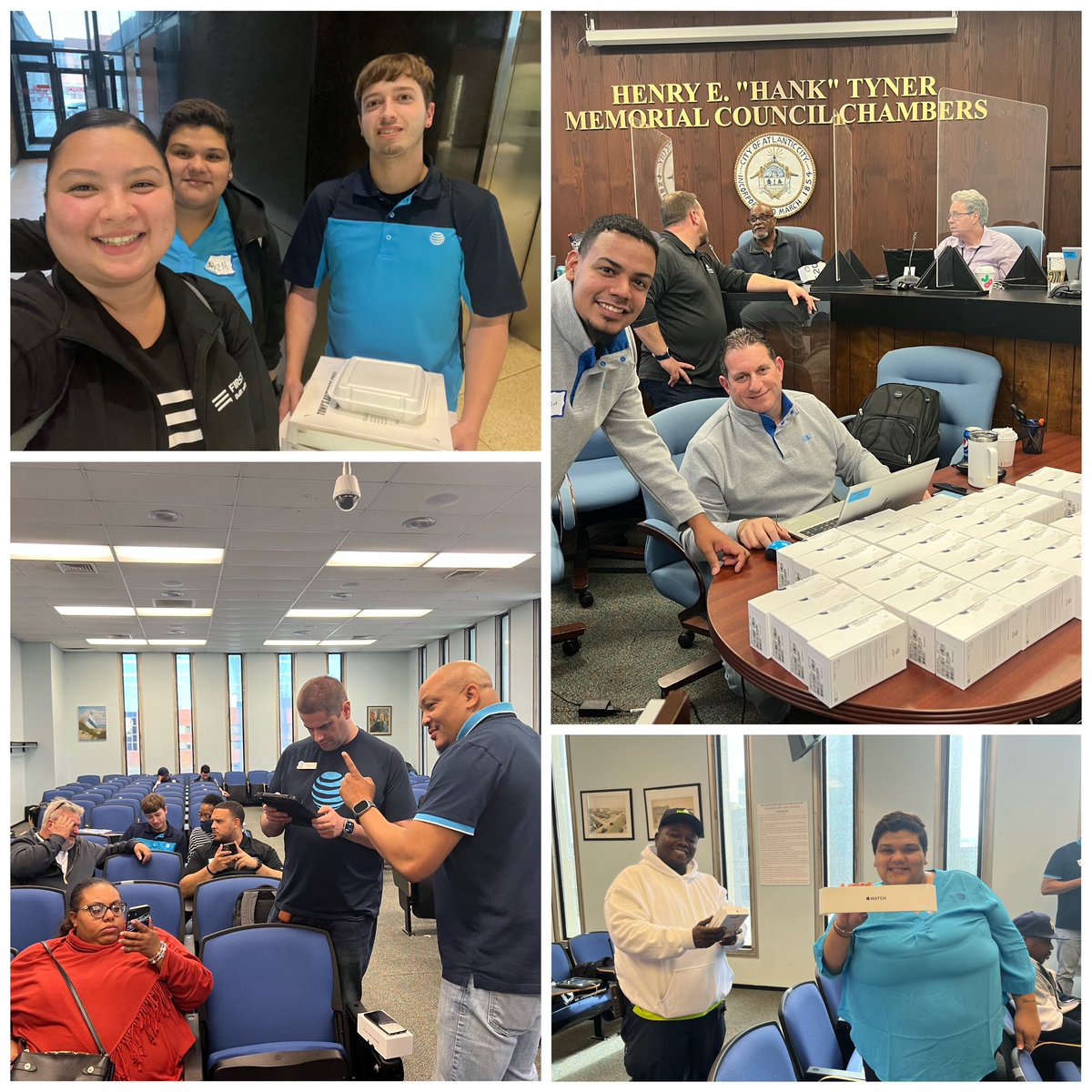 Talk about collaboration from all sides of the business! Bringing over another agency to #FirstNet while showing their #firstresponders we are here for them &amp; their families #LifeAtATT #Proud2BTWE #TeamFresh #TeamBest <a href="/judy_cavalieri/">Judy Cavalieri</a> <a href="/marcellobenny/">Benjamin Marcello</a> <a href="/TrishaTCostanza/">Trisha Torres Costanza</a> <a href="/Vinecia_F/">Vinecia F.</a>