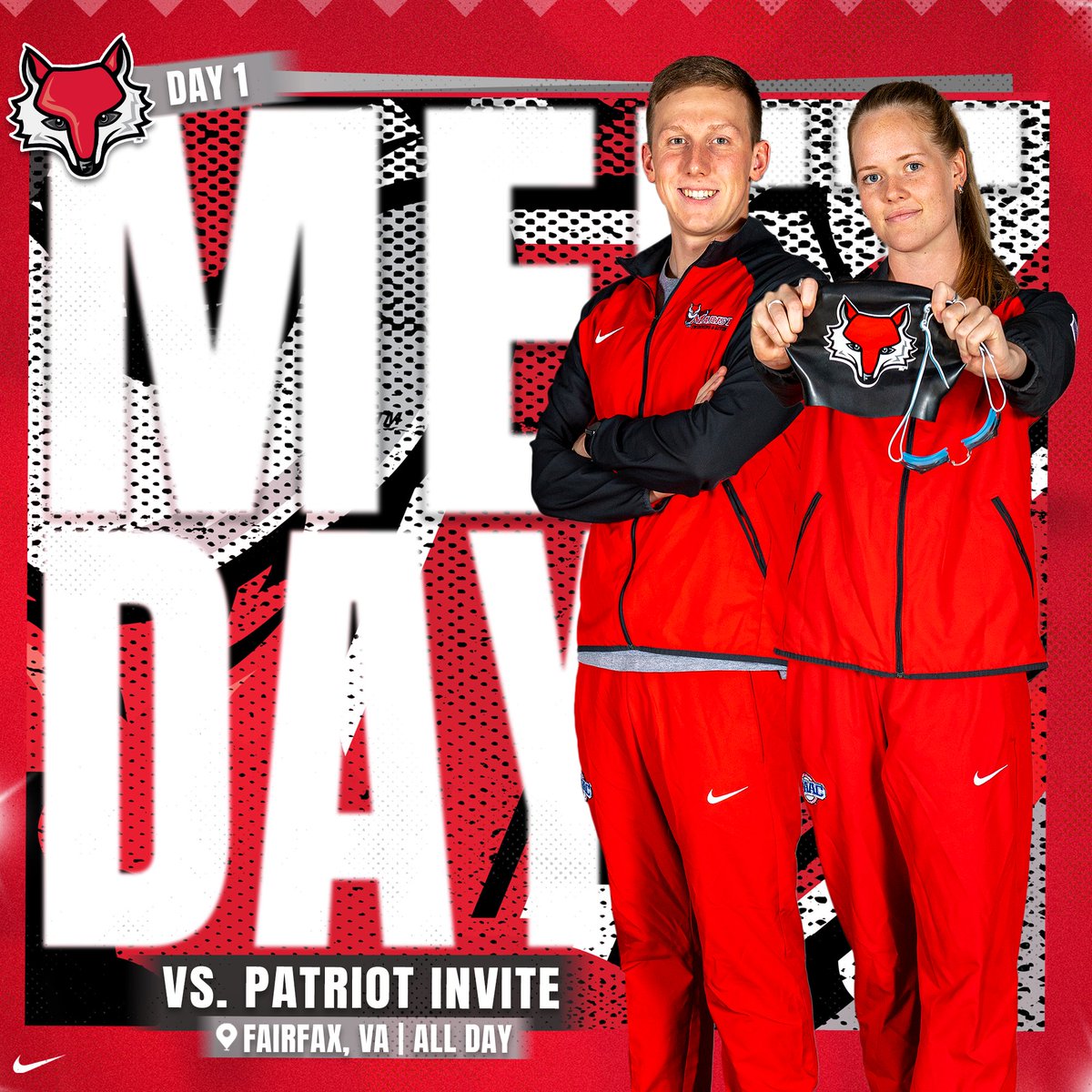It's Day 1 of Meet Day!! The Red Foxes are on the road in Virginia for a 3-day invite!! 🦊 🆚Patriot Invite | All Day 📍Fairfax, VA