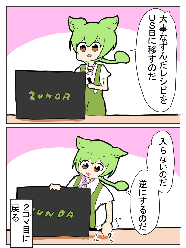 ずんだもんとUSB 