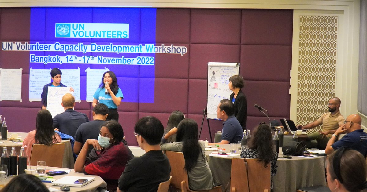 #Volunteering helps people from diverse backgrounds meet, network, and work together towards the common goals. This was the highlight of the 4-days Capacity Development Workshop that brought together more than 40 UN Volunteers serving in Asia-Pacific for a peer-to peer exchange.