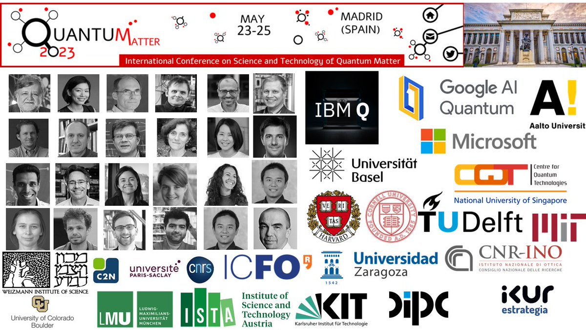StephanSroche's tweet image. The &quot;WORLD of QUANTUM&quot; will meet next year in Madrid  (May 23-25) ! Exceptional list of speakers announced! the place for Frontier Science, Technology &amp;amp; Industries to meet- quantumconf.eu/2023/