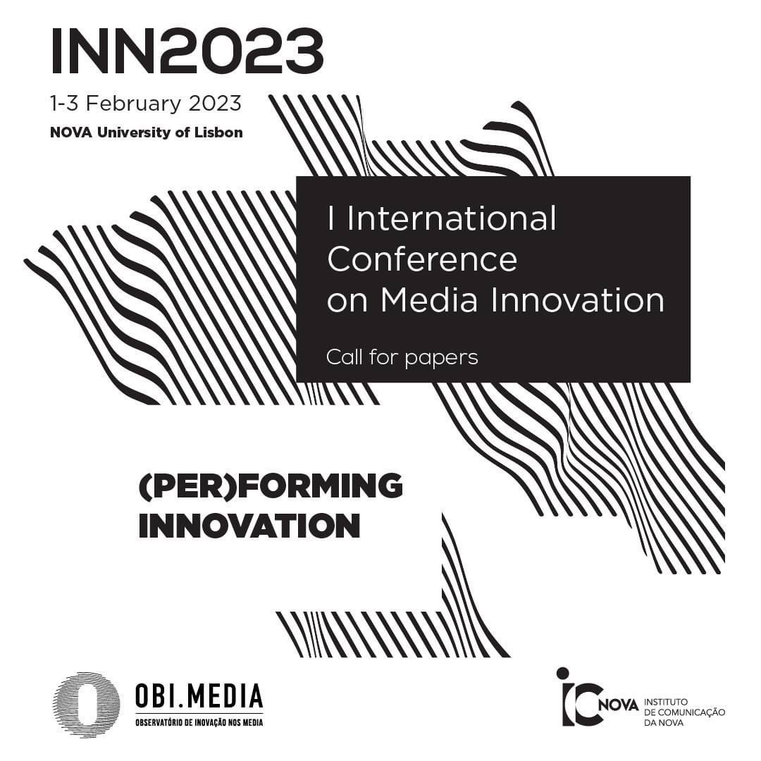 ObiMedia's tweet photo. I International Conference on Media Innovation | A partir de 21 de novembro: abertura de chamadas para comunicações, residências artísticas e candidaturas aos prémios de inovação nos media. https://t.co/bTcKljF9xJ