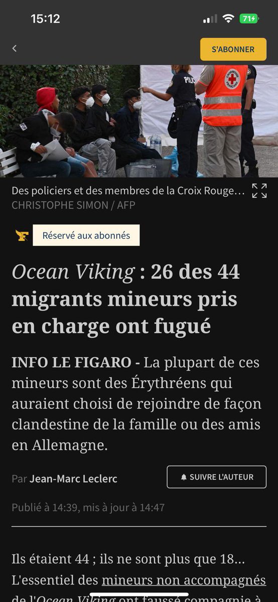 C’était des mineurs soit disants « bébé »