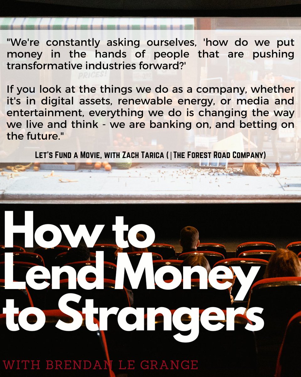 HTLMTS's tweet image. This week, I chat to Zach Tarica of @forestroadco about how they're using tax credits to “put money in the hands of people that are pushing transformative industries forward.”

podcasts.apple.com/gb/podcast/tax…