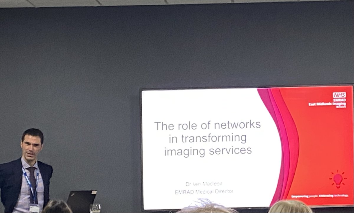 EMRAD (@emradnhs) on Twitter photo This afternoon, our medical director @joncomelately talked about the role of imaging networks in transforming imaging services at the <a href="/NottmBRC/">NIHR Nottingham BRC</a> conference.
What an insightful session!
#conference2022 This afternoon, our medical director @joncomelately talked about the role of imaging networks in transforming imaging services at the <a href="/NottmBRC/">NIHR Nottingham BRC</a> conference.
What an insightful session!
#conference2022