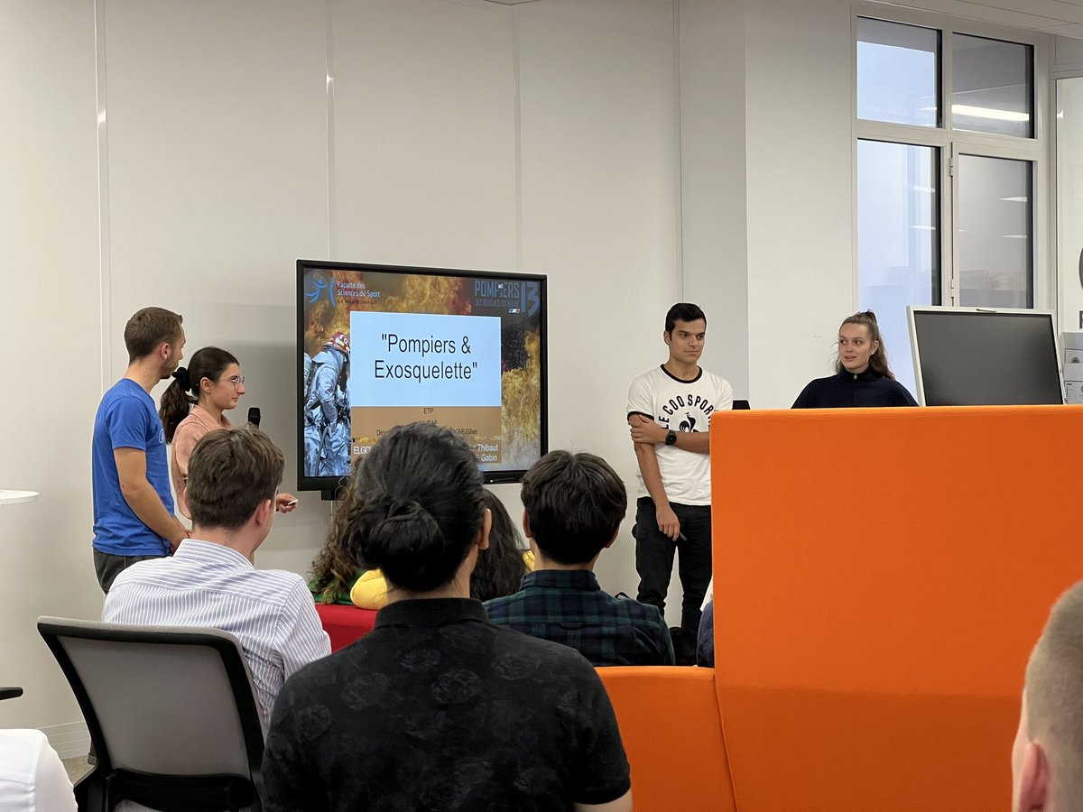 Guillaume Rao (@guillaumerao) on Twitter photo Présentation des étudiants de @fss_amu @univamu à la @CisamInnovation dans le cadre du projet ExosquAMU en collaboration avec le <a href="/Sdis13C/">SDIS13 codis</a>. Un beau projet interdisciplinaire et inter-fac!! Présentation des étudiants de @fss_amu @univamu à la @CisamInnovation dans le cadre du projet ExosquAMU en collaboration avec le <a href="/Sdis13C/">SDIS13 codis</a>. Un beau projet interdisciplinaire et inter-fac!!