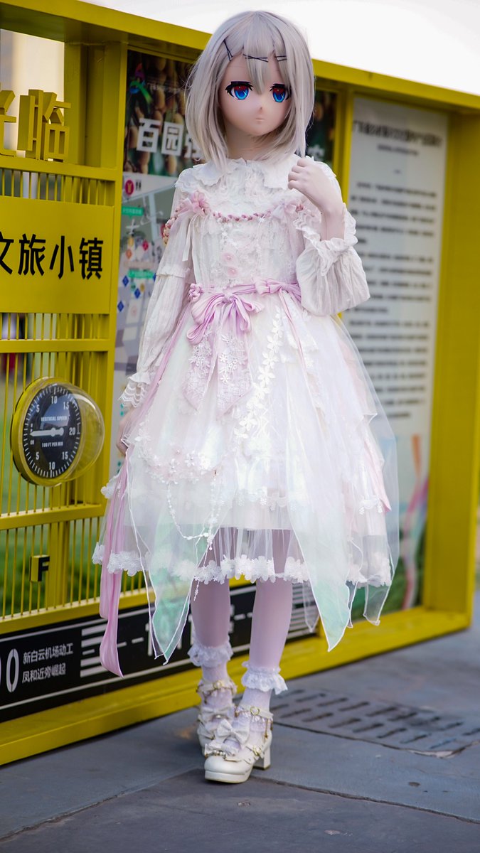 试试新裙子(^_−)☆