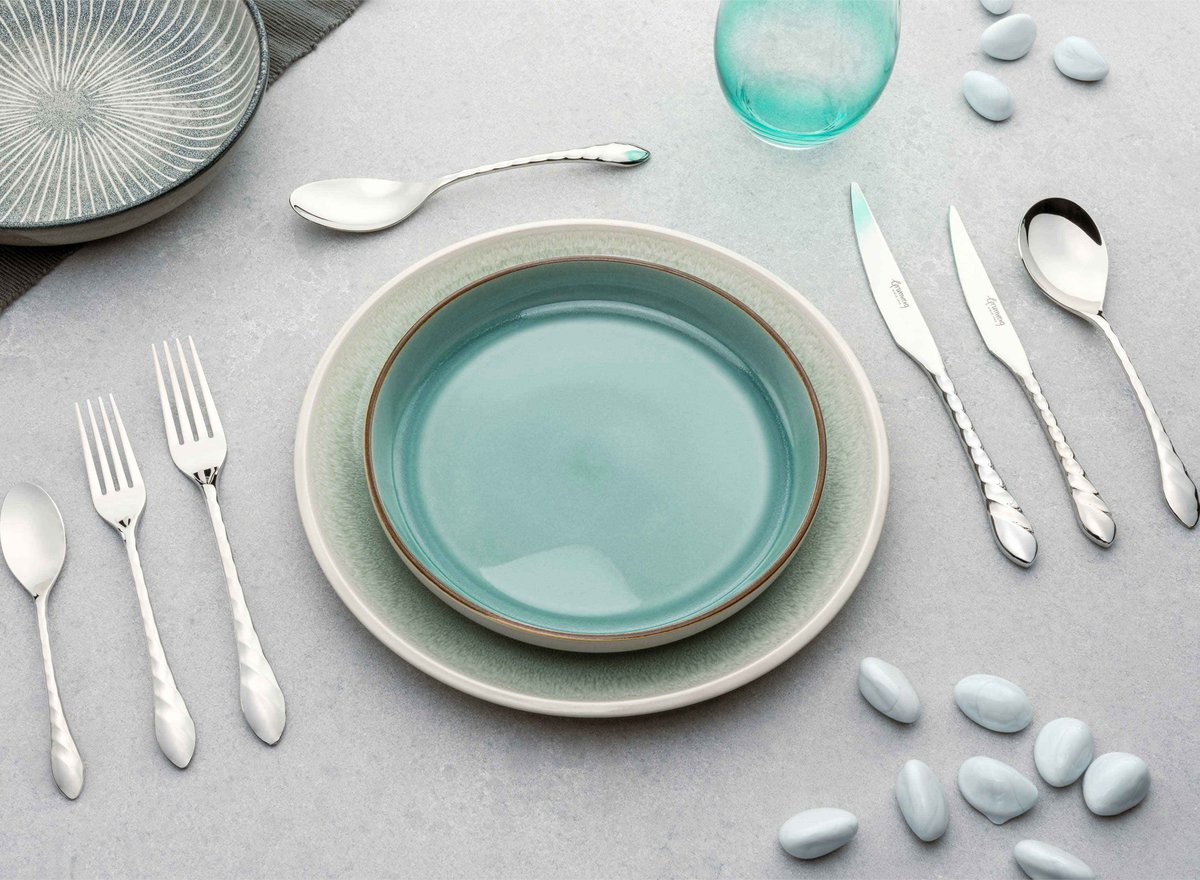 Our new Rivers range of cutlery... A collection of 10 patterns guaranteed to provide an un-fork gettable dinning experience 😁
📸 Make a splash with our Barlow, Whitting and Rivlen. All inspired by rivers in our local area. 

#cutlery #grunwergcutlery #cutleryset