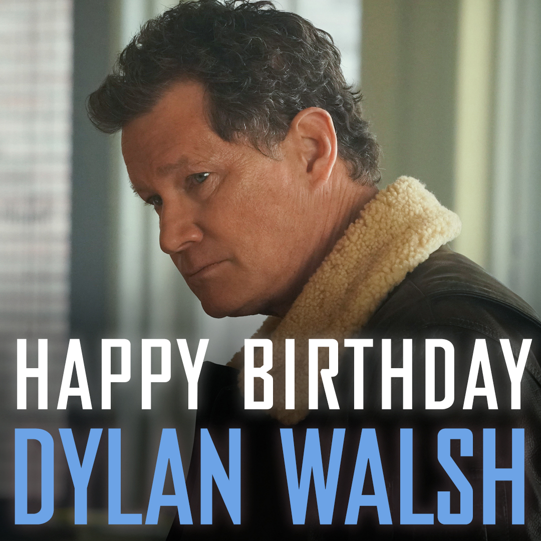 Always ready for action. Happy birthday, Dylan Walsh 