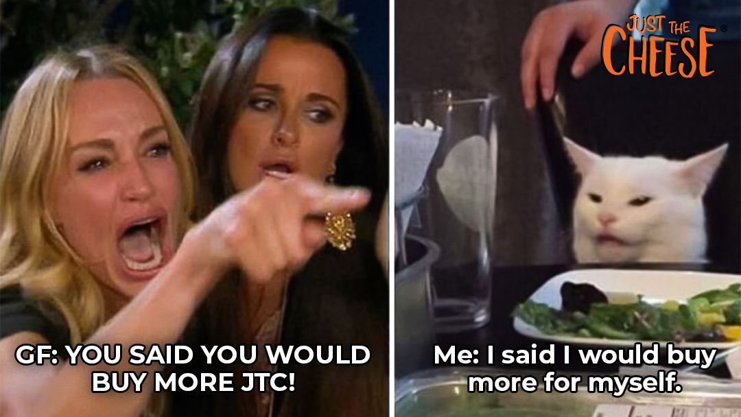 Let’s just say I don’t have a girlfriend anymore 😂
.
.
#familyowned #wisconsincheese #reeseville #wisconsin #cheesy #jtc #crunchy #cheeselovers #cheeselove
#cheeseaddict #cheeseplease #cheeseburst #cheeseislife #cheeseofinstagram #meme #catmeme