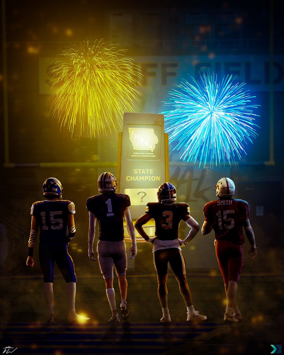 Bound_IA's tweet photo. One goal. One dream. One more game. 

Champions are crowned today 🏆

#iahsfb #ihsaa https://t.co/Ni9Rv6u2bB