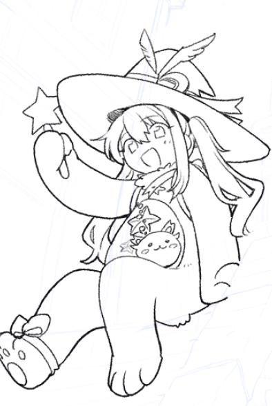 硬いなぁと思ったので描きなおし 