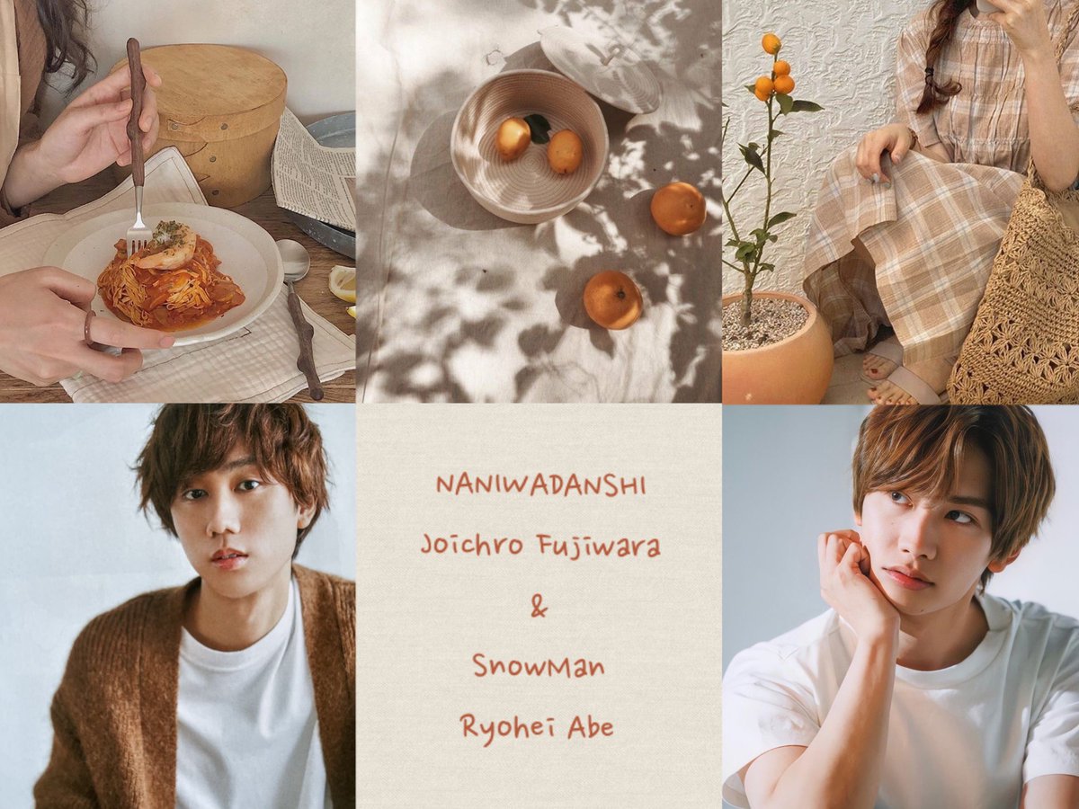 moda_0726's tweet photo. 🍊𓂃

01｜Kyusyu

𝘑𝘰𝘪𝘤𝘩𝘳𝘰 𝘍𝘶𝘫𝘪𝘸𝘢𝘳𝘢 ◂ main
     ＆𝘙𝘺𝘰𝘩𝘦𝘪 𝘈𝘣𝘦

 📋⌇https://t.co/fgz1TThhpd ▸ﾋﾂﾄﾞｸ

#なにわ男子 #なにふぁむさんと繋がりたい  #SnowMan #スノ担さんと繋がりたい #わーーーージャニオタさんと繋がるお時間がまいりましたいっぱい繋がりましょ https://t.co/fwsQQdBgHk