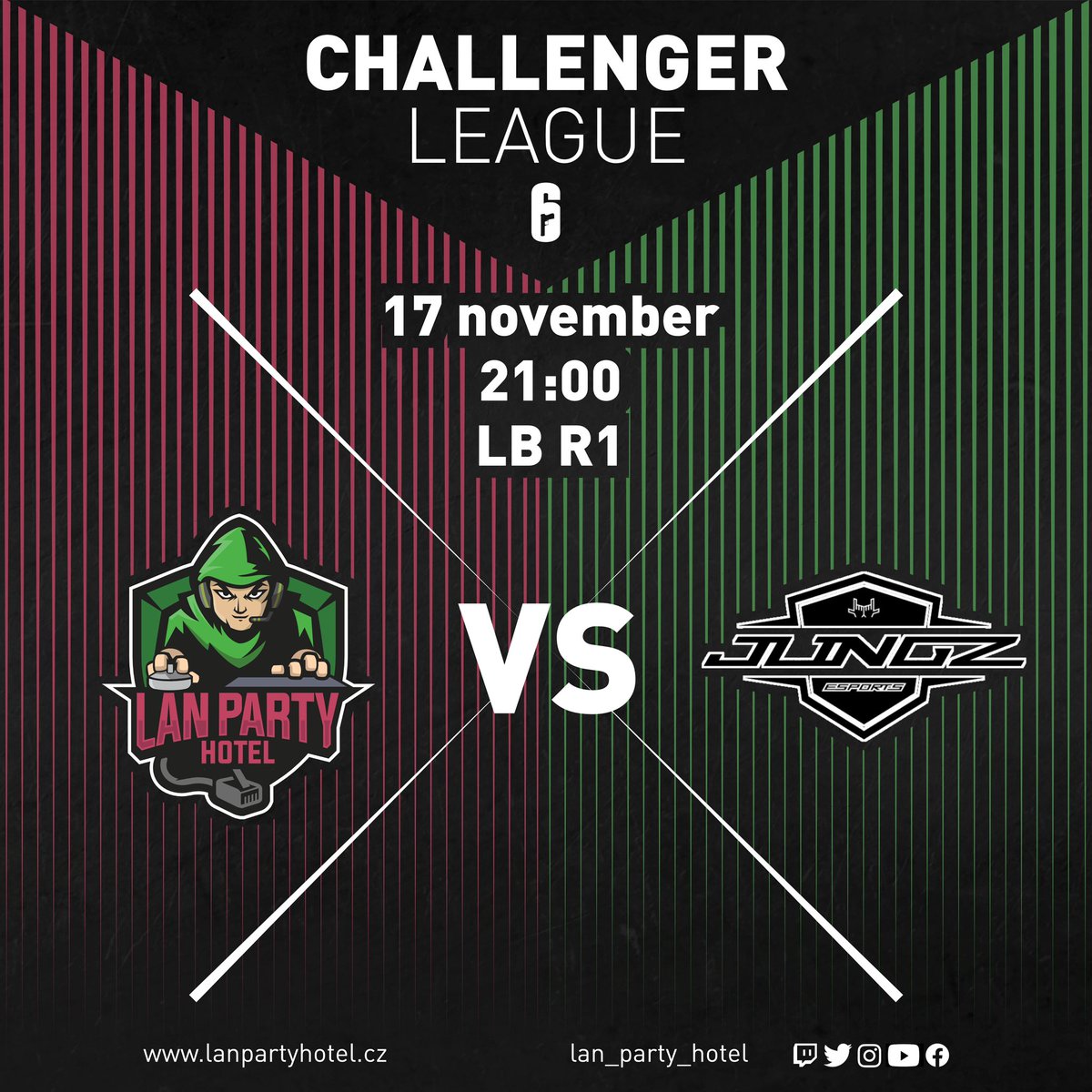 🆑 Miracle run from lower bracket? @YUK1R6 <a href="/MengoR6/">Mengo</a> <a href="/GrooneR6/">Groone</a> <a href="/Aiven_R6/">aiven</a> <a href="/HuntbabyR6/">Nikolas Kaločai</a> <a href="/simplyhuba/">Hubaaa📊</a> 👀
We are facing <a href="/JLINGZesports/">JLINGZ Esports</a> today. GL and HF boys! stream on twitch.tv/rainbow6