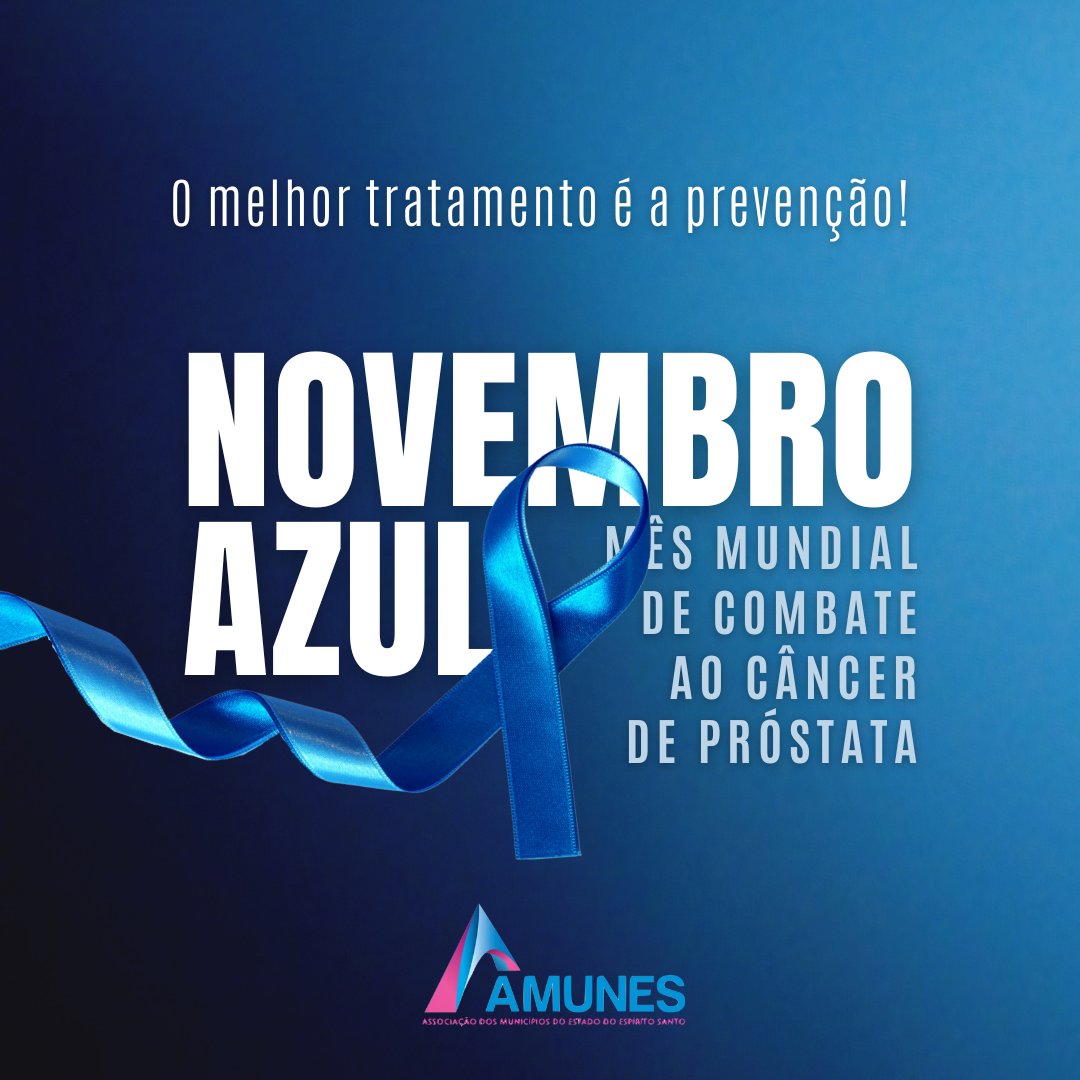 Amunes1's tweet photo. A campanha Novembro Azul tem o objetivo de conscientizar os homens sobre os cuidados com a saúde e a importância dos exames de prevenção contra o câncer de próstata. E hoje, 17 de novembro, é o Dia Mundial de Combate ao Câncer de Próstata. 

O melhor tratamento é a prevenção! https://t.co/yhrccVRaEV