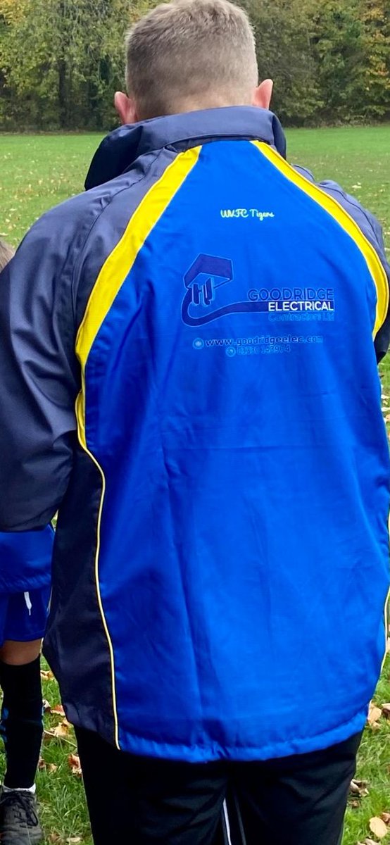 Goodridge_Elec's tweet photo. We are proud to announce our sponsorship of Warndon Villages FC Tigers, Under 9’s football team! 

Tim Stevens, one of our electrical apprentices, helps coach the team for which his son also plays. 

We were happy to be involved. Doesn’t the kit look fantastic? https://t.co/7GbtoOrisx
