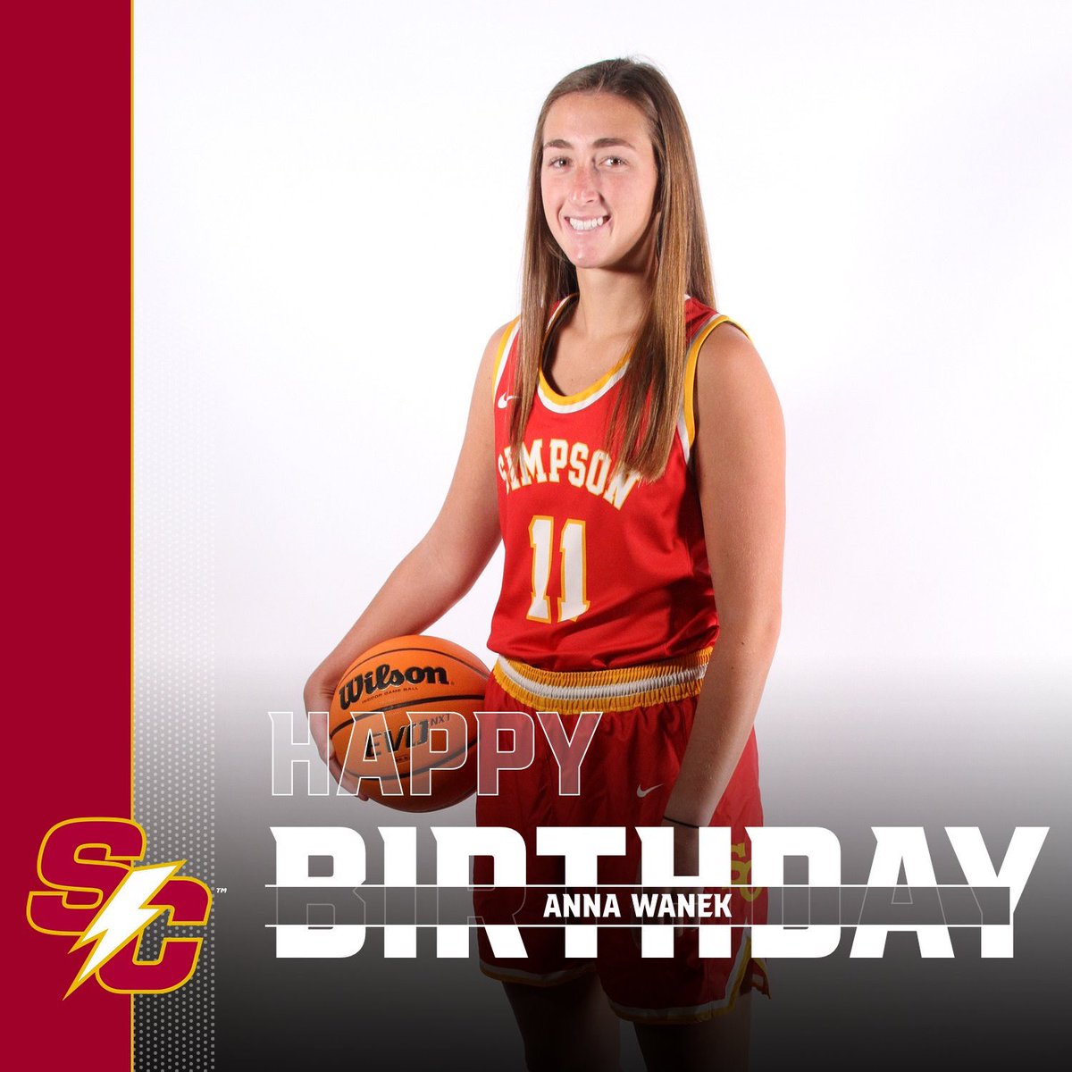 SCStorm_WBB's tweet photo. Happy Birthday to one of our seniors, ANNA!!🥳🎉We hope you have the best day!🤩 https://t.co/jCyeggga6s