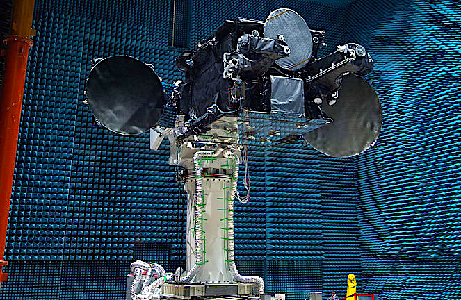 pbdes's tweet photo. Germany gets regulatory OK to launch #HeinrichHertz civil/military satellite in June on last #Ariane5 with French @DGA #Syracuse4B. @DLR_de @CNES @Arianespace @ESA @OHB_SE.https://t.co/c5akS4ohsM https://t.co/i75ub71anV