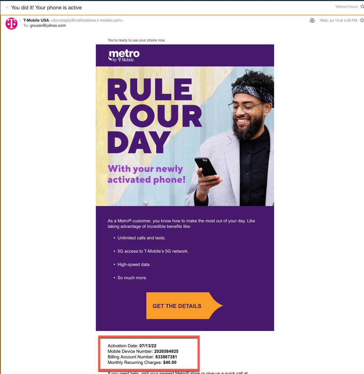 mssqlranger's tweet photo. @visiblecare Here is my case number  04365999.  This is the case to get my promotion: (After three months payment I should I get AirPods 3 and $150). Here's the proof that I've transferred from previous MetroPC https://t.co/gWGMHbYdPm