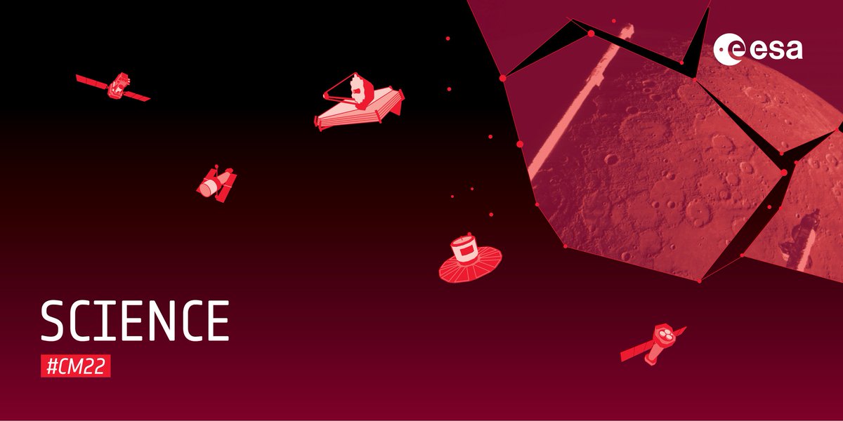 🪐 @ESA’s world-class science programme is built around a vision of European excellence and leadership in global #SpaceScience – and built to strengthen Europe and inspire future generations 👉 vision.esa.int/science-sci/

 #CM22