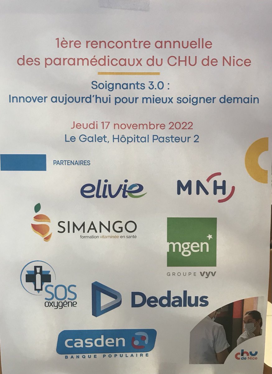 MGEN aux côtés des personnels hospitaliers, journée des paramédicaux au CHU de Nice, merci pour l’excellent accueil!! ⁦@groupe_mgen⁩ ⁦<a href="/Groupe_VYV/">Groupe VYV</a>⁩ ⁦<a href="/CHUdeNice/">CHU de Nice</a>⁩