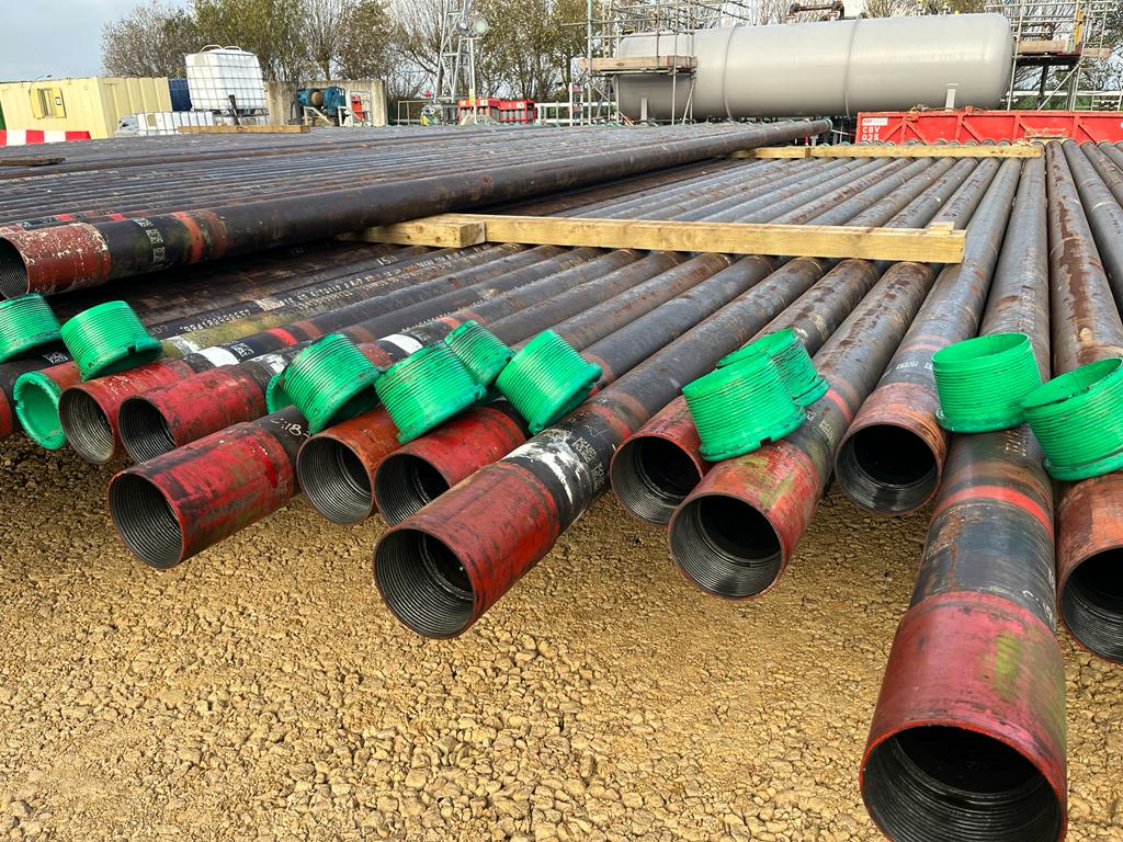 angusenergyplc's tweet photo. Preparing 7” casing for running into the well - then cementing into place. #ANGS https://t.co/0SDN4Y8Yel