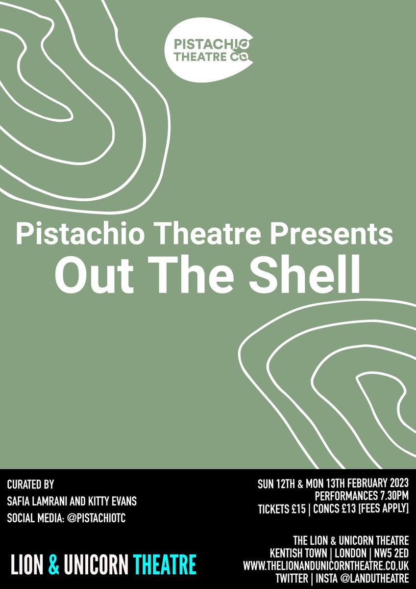 🌱SHOW ANNOUNCEMENT🌱

We are delighted to announce or upcoming Out The Shell scratch night with <a href="/LandUTheatre/">Lion & Unicorn Theatre</a> in February! This will be another opportunity to work with us so please keep your eyes peeled for call-outs in the next coming weeks. We can't wait for this one✨