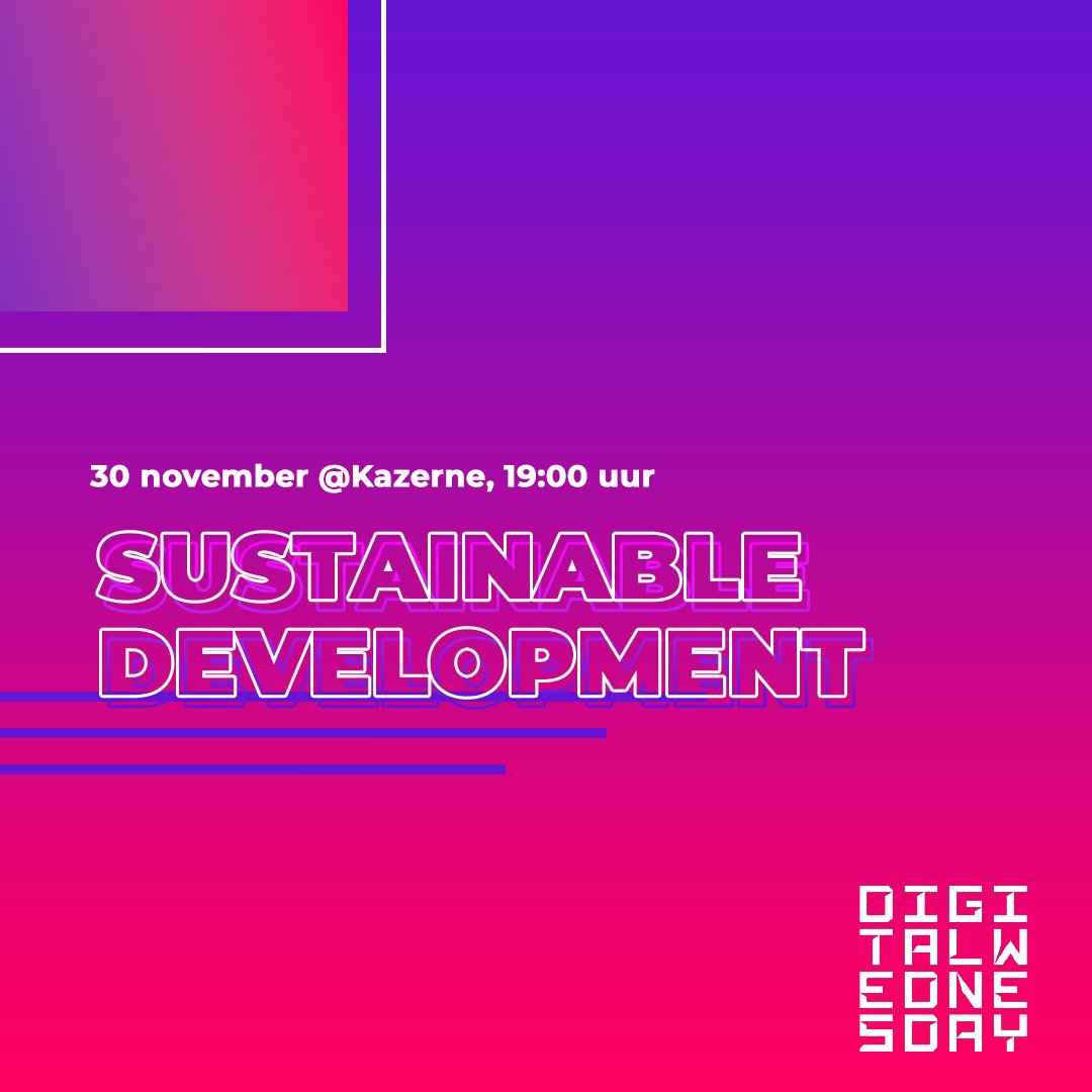 ♻️ Streeft jouw organisatie een duurzaam doel na, en zo ja, welke? Volgende editie Digital Wednesday volledig in het teken van #Sustainable Development Goals. Laat je door inspirerende praktijkcases inspireren en meld je aan: digitalwednesday.nl #SDG17 #sustainabledevelopment